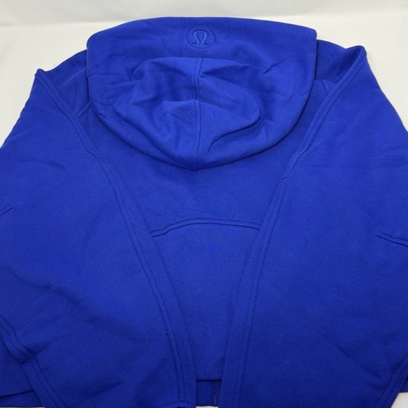 NWT Lululemon Scuba Oversized Full Zip Hoodie Riverside & Mirror Silver Size M/L - Picture 2 of 2